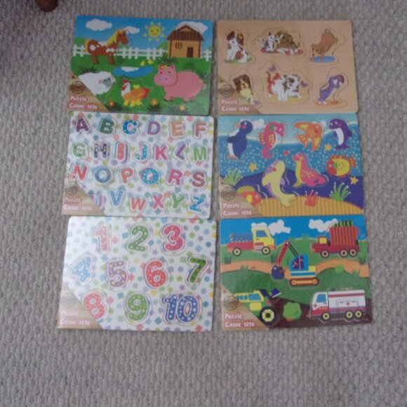 Bundle of kids Real wood toys puzzles New in package - Picture 1 of 2